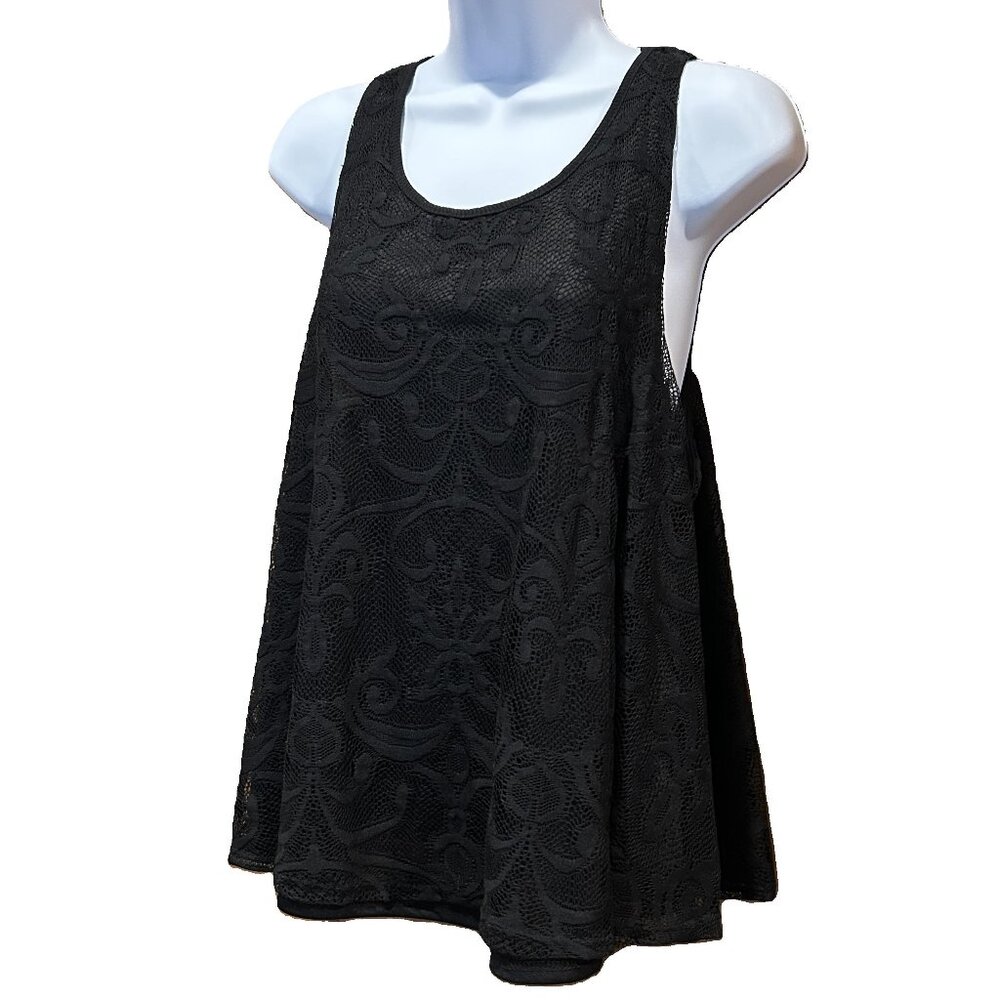 Miami Sleeveless A-Line Lace Top in Black – NEW - Picture 5 of 8